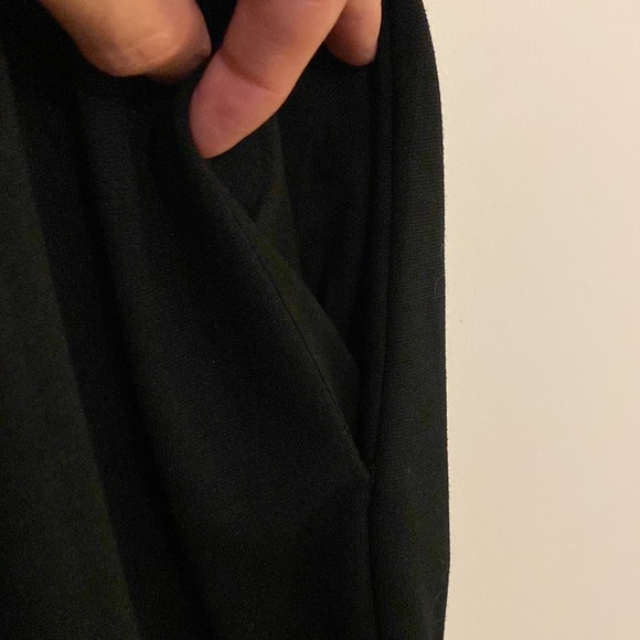 Adrienne Vittadini Black Half-Sleeve Sheath Dress with Pockets - Picture 5 of 7